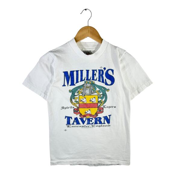 Vintage Miller’s Tavern Crest T-Shirt Small - Picture 1 of 7